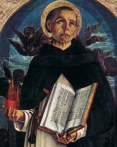 San Vicente Ferrer, detalle del políptico de Giovanni Bellini